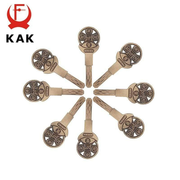 Planet Gates 200292145 Brass Cylinder C Grade Copper Door Lock Core With 8 Keys High Security Lock Core Double Open Anti-Snap Anti-Drill Hardware