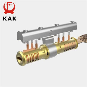 Planet Gates 200292145 Brass Cylinder C Grade Copper Door Lock Core With 8 Keys High Security Lock Core Double Open Anti-Snap Anti-Drill Hardware