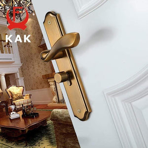 Planet Gates 200292145 Fashion Mute Room Door Lock Zinc Alloy Interior Door Lock Handles European Style Anti-theft Gate Lock Furniture Hardware