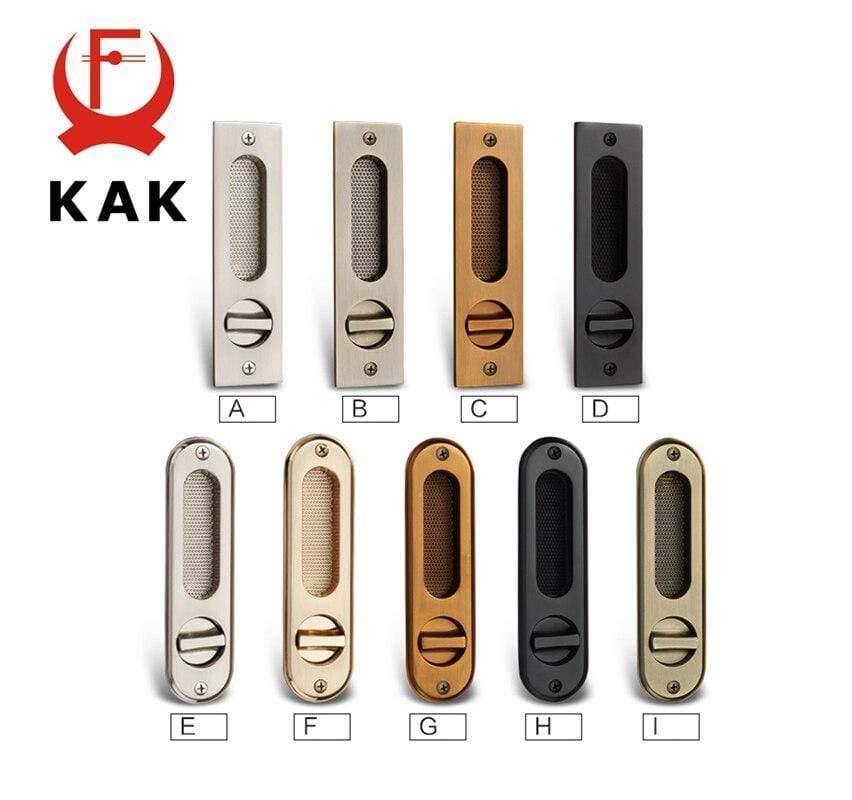 Planet Gates 200292145 Mute Mortice Sliding Door Lock Hidde Handle Interior Door Pull Lock Modern Anti-theft Room Wood Door Lock Furniture Hardware