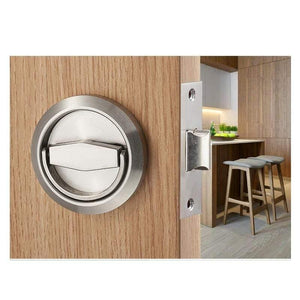 Planet Gates 200292145 Wire Drawing Set Hidden Door Locks Stainless Steel Handle Kitchen Bedroom Invisible Pulls Mechanical Outdoor Lock For Fire Proof Hardware