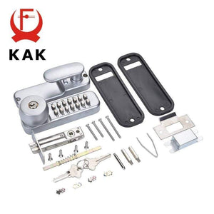 Planet Gates 200292145 Zinc Alloy Combination Mechanical Digital Door Lock No Power Push Button Code Locks For Home Security Furniture Hardware