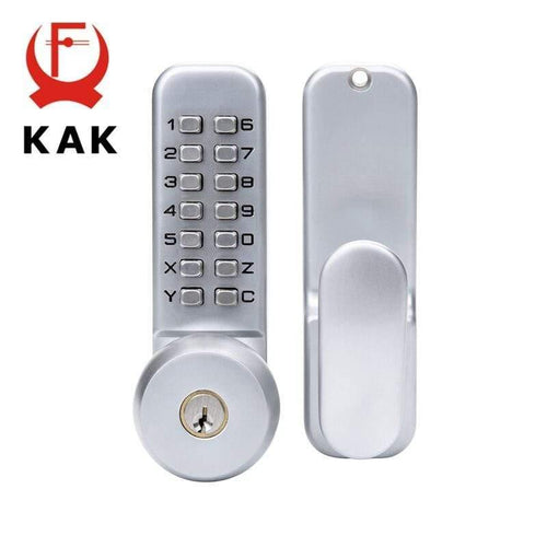 Planet Gates 200292145 Zinc Alloy Combination Mechanical Digital Door Lock No Power Push Button Code Locks For Home Security Furniture Hardware