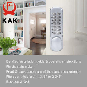Planet Gates 200292145 Zinc Alloy Keyless Security Lock Anti-theft Door Lock Hardware Water-proof Mechanical Strongbox Password Safe Lock