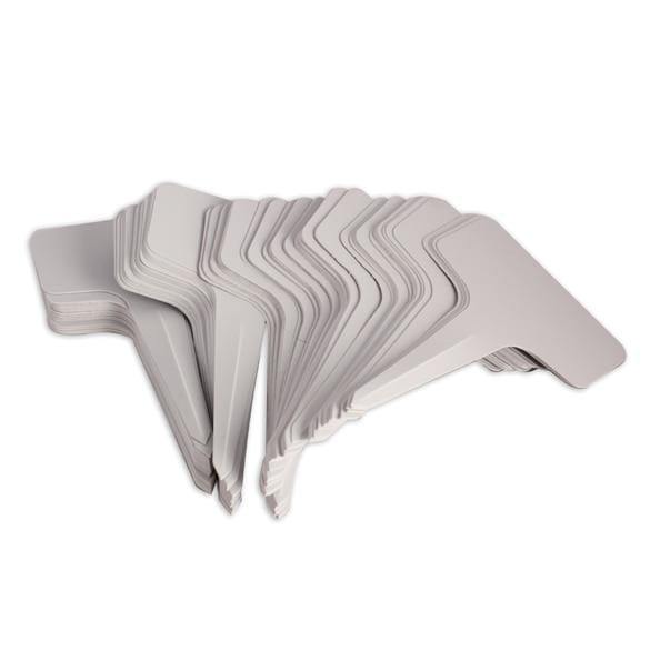Planet Gates 200321147 100Pcs/set Plant Markers T-type Tags Markers Nursery Gray Garden Labels Outdoor Garden Decoration Seedling Tray Mark Tools