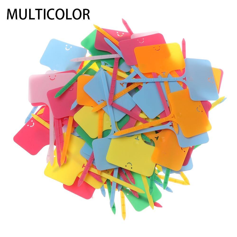 Planet Gates 200321147 100pcs T Shape Garden Labels Gardening Plant Classification Markers Sorting Seedling Tags Greenhouse Nursery Pots Name Tag