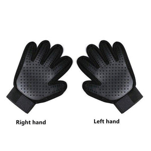 Planet Gates 200325142 black / Right hand Fashion Rubber Pet Bath Brush Environmental Protection Silicone Glove For Pet Massage Pet Grooming Glove Dogs Cats Pet  Supplies
