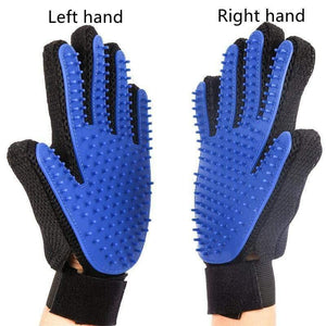 Planet Gates 200325142 blue-173 / Right hand Fashion Rubber Pet Bath Brush Environmental Protection Silicone Glove For Pet Massage Pet Grooming Glove Dogs Cats Pet  Supplies
