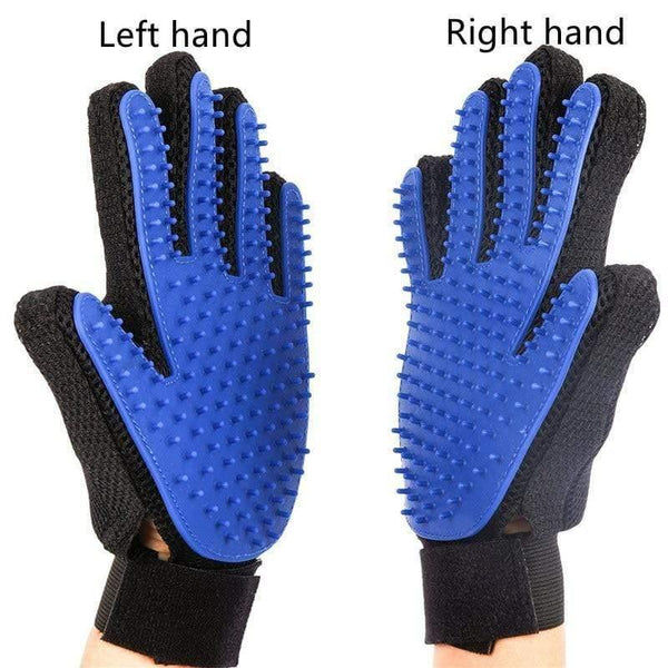 Planet Gates 200325142 blue-173 / Right hand Fashion Rubber Pet Bath Brush Environmental Protection Silicone Glove For Pet Massage Pet Grooming Glove Dogs Cats Pet  Supplies