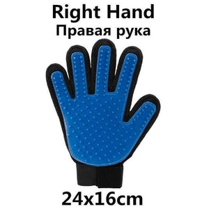 Planet Gates 200325142 Blue Right Hand Dog Grooming Glove Pet Products Mascotas Cat Deshedding Hair Remove Cleaning Puppy Massage Dla Psa Gatos Perros