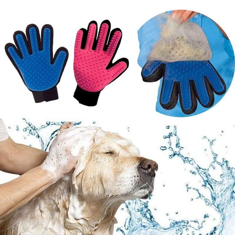 Planet Gates 200325142 Dog Grooming Glove Pet Products Mascotas Cat Deshedding Hair Remove Cleaning Puppy Massage Dla Psa Gatos Perros