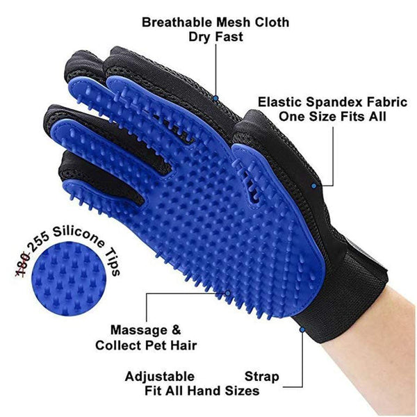 Planet Gates 200325142 Dog Grooming Glove Pet Products Mascotas Cat Deshedding Hair Remove Cleaning Puppy Massage Dla Psa Gatos Perros
