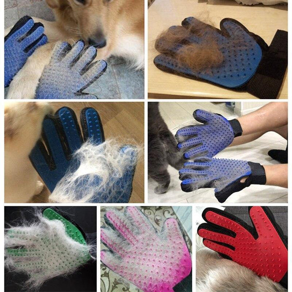 Planet Gates 200325142 Dog Grooming Glove Pet Products Mascotas Cat Deshedding Hair Remove Cleaning Puppy Massage Dla Psa Gatos Perros