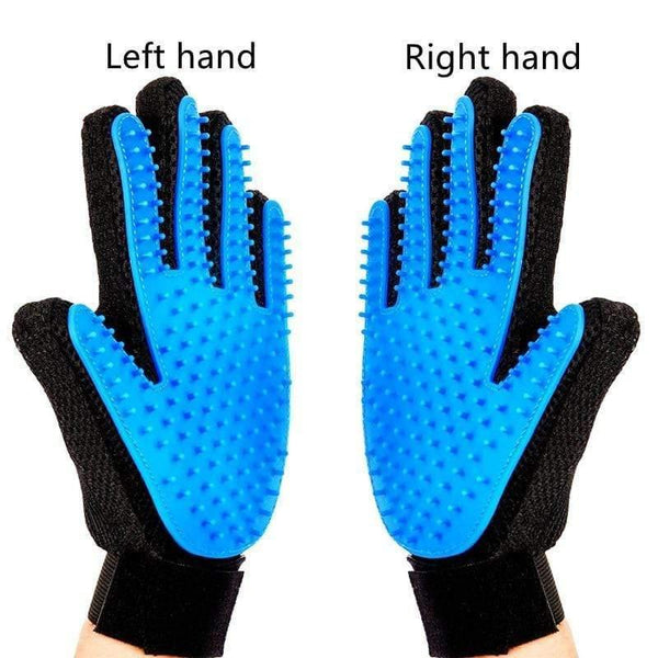 Planet Gates 200325142 light blue / Right hand Fashion Rubber Pet Bath Brush Environmental Protection Silicone Glove For Pet Massage Pet Grooming Glove Dogs Cats Pet  Supplies