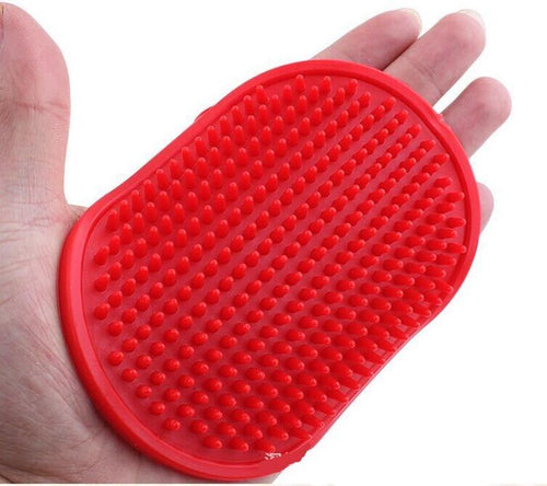 Planet Gates 200325142 red-200008334 / Right hand Fashion Rubber Pet Bath Brush Environmental Protection Silicone Glove For Pet Massage Pet Grooming Glove Dogs Cats Pet  Supplies