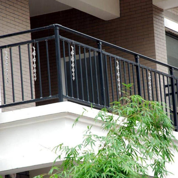 Planet Gates 200327217 6/8Pcs Rotating Reflective Rod Bird Repeller Environmental Protection Scare Tool  Small Durable Birds Pigeons For Sparrows