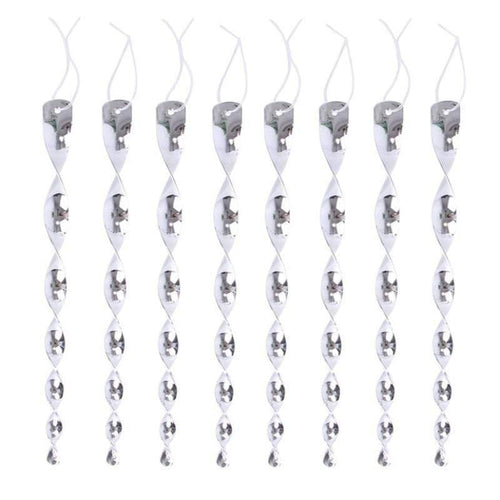 Planet Gates 200327217 8Pcs Bird Repeller Rotating Rod  Repellent Reflective Scare Rods Spiral Deterrent Control Device Garden Ornament (A)