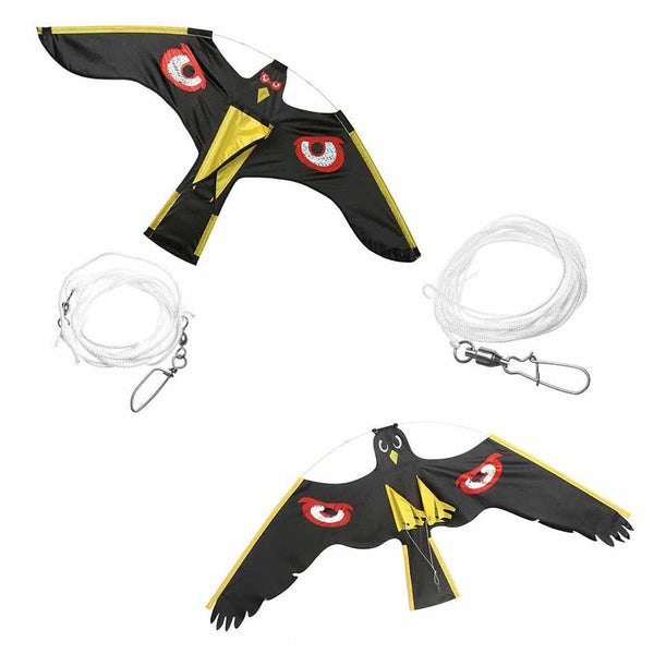 Planet Gates 200327217 A and B Bird Scarer Emulation Flying Hawk Drive Bird Kite For Garden Scarecrow Yard Home Breeze Easy To Fly Bird Repeller