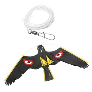 Planet Gates 200327217 B Bird Scarer Emulation Flying Hawk Drive Bird Kite For Garden Scarecrow Yard Home Breeze Easy To Fly Bird Repeller