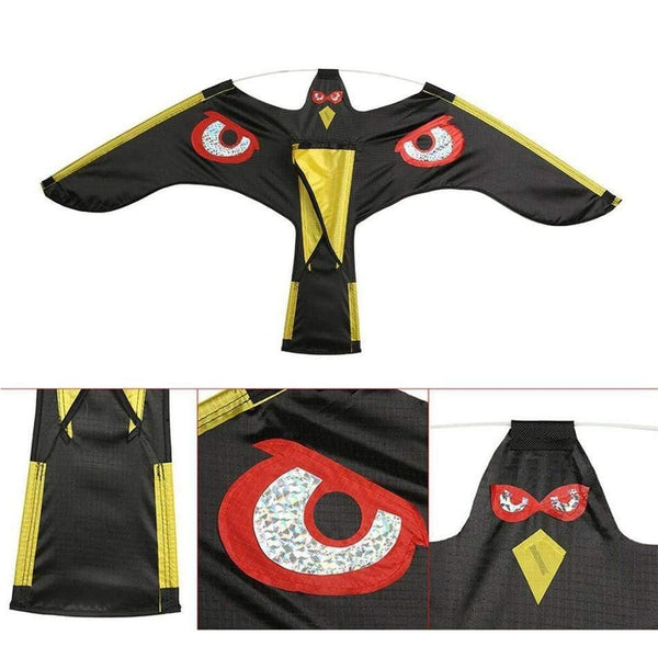 Planet Gates 200327217 Bird Scarer Emulation Flying Hawk Drive Bird Kite For Garden Scarecrow Yard Home Breeze Easy To Fly Bird Repeller