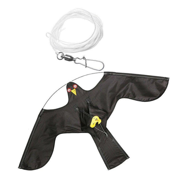 Planet Gates 200327217 D Bird Scarer Emulation Flying Hawk Drive Bird Kite For Garden Scarecrow Yard Home Breeze Easy To Fly Bird Repeller