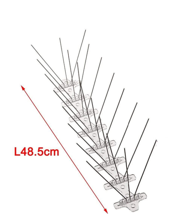 Planet Gates 200327217 Pins Pre-Assembled Stainless Steel Bird Spikes, Bird Deterrent Fence Spikes, Repels Pigeons,Seagulls Anti Bird Nest And Landing