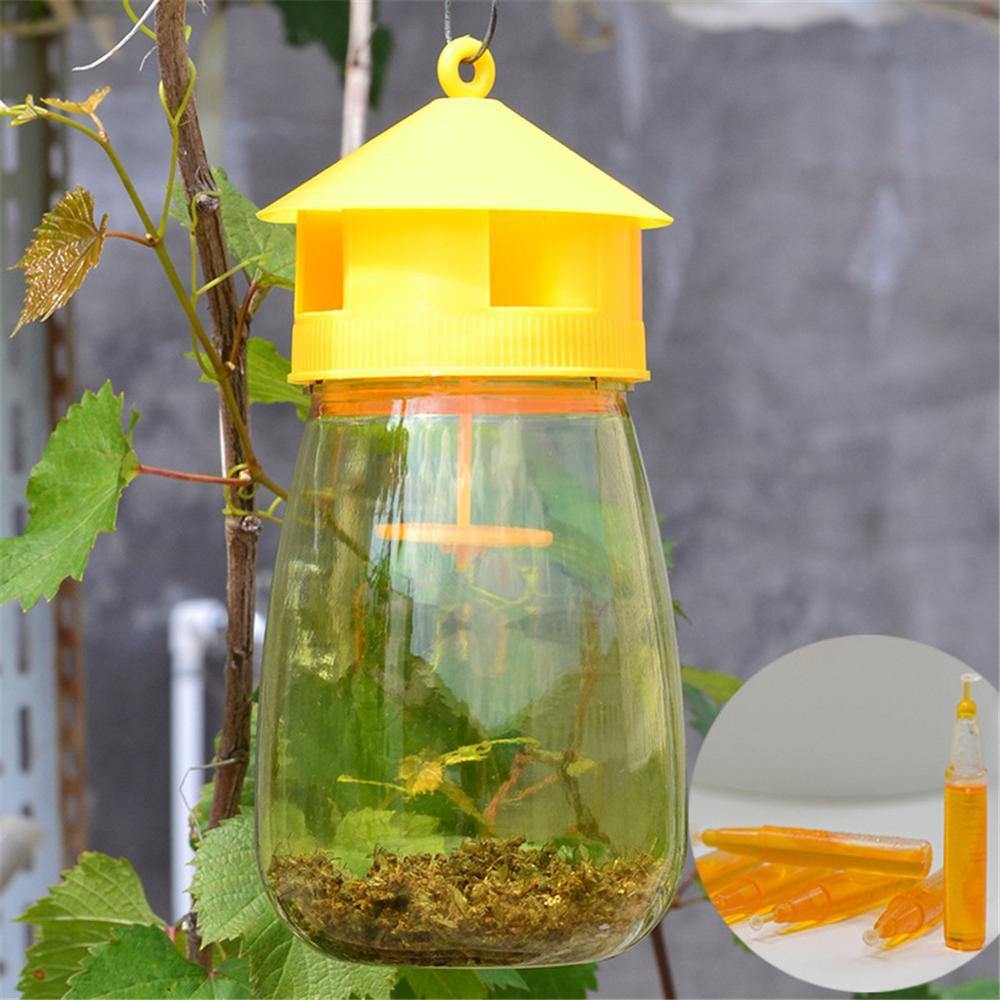 Planet Gates 200327218 1 PCS  Fruit Fly Catcher Trap Reusable Bottle Bait Lure Insect Flies  Hanging Honey-Trap Catcher Killer Pest Control Tool