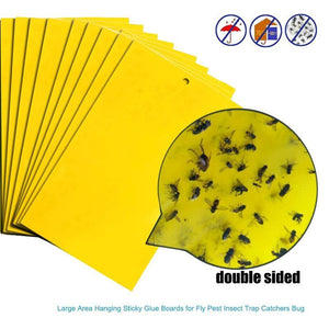Planet Gates 200327218 10/20/30pcs Yellow Greenhouse Sticky Traps Catch Multiple Flying Insect Pests Pest Control Products
