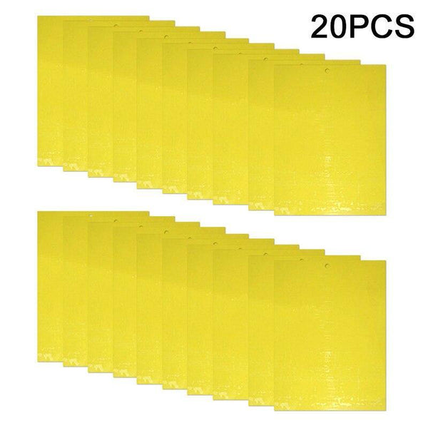 Planet Gates 200327218 20pcs 10/20/30pcs Yellow Greenhouse Sticky Traps Catch Multiple Flying Insect Pests Pest Control Products
