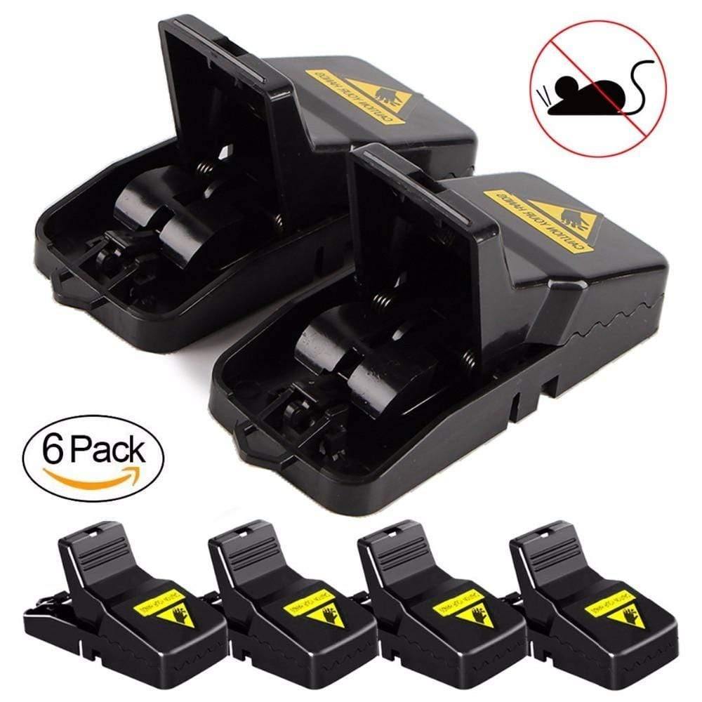 Planet Gates 200327218 6Pcs Reusable Rat Catching Mice Mouse Traps Mousetrap Bait Snap Spring Rodent Catcher