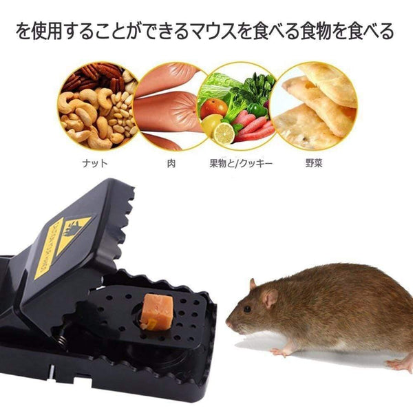 Planet Gates 200327218 6Pcs Reusable Rat Catching Mice Mouse Traps Mousetrap Bait Snap Spring Rodent Catcher