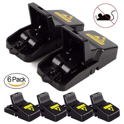 Planet Gates 200327218 6Pcs Reusable Rat Catching Mice Mouse Traps Mousetrap Bait Snap Spring Rodent Catcher