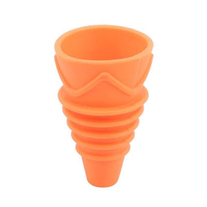 Planet Gates 200327218 orange Fly Trap Trap Insect Funnel Shape Wasp Fly Fruit Fly Safe Non-Toxic Silicone Detergent Insect Trap