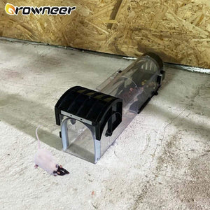 Planet Gates 200327218 Smart Self-locking Mousetrap Safe Firm Transparent Household Mouse Catcher Plastic Reusable Humane Indoor Outdoor Rat Trap