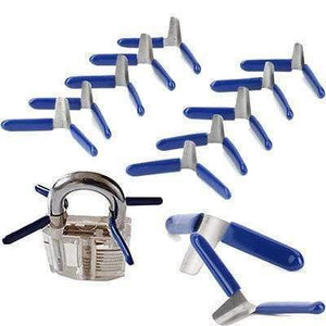 Planet Gates 200327223 10pcs Padlock Shim Picks Set Lock Pick Accessories Set Tools Lock Home Tools Locksmith Tools New 2020