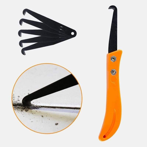 Planet Gates 200327224 Tile Gap Repair Tool Hook Knife Professional Cleaning And Removal Of Old Grout Hand Tools Tungsten Steel Joint Notcher Collator