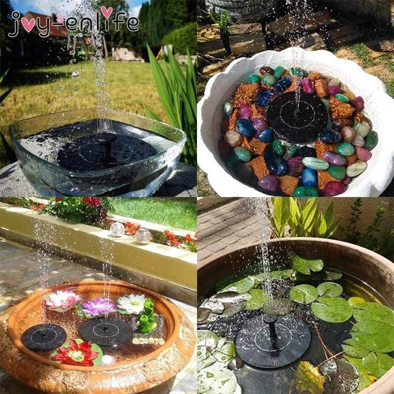 Planet Gates 200329199 Solar Fountain Watering Kit Patio Landscape Floating Water Pump Outdoor Garden Swimming Pool Pond Waterfall Decoration Fountain (16cm)