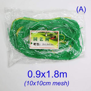 Planet Gates 200367154 0.9x1.8m Garden Green Nylon Trellis Netting Mesh 10x10cm Support Climbing Bean Plant Nets Grow Fence Climbing Net Thickened Line