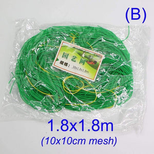 Planet Gates 200367154 1.8x1.8m Garden Green Nylon Trellis Netting Mesh 10x10cm Support Climbing Bean Plant Nets Grow Fence Climbing Net Thickened Line