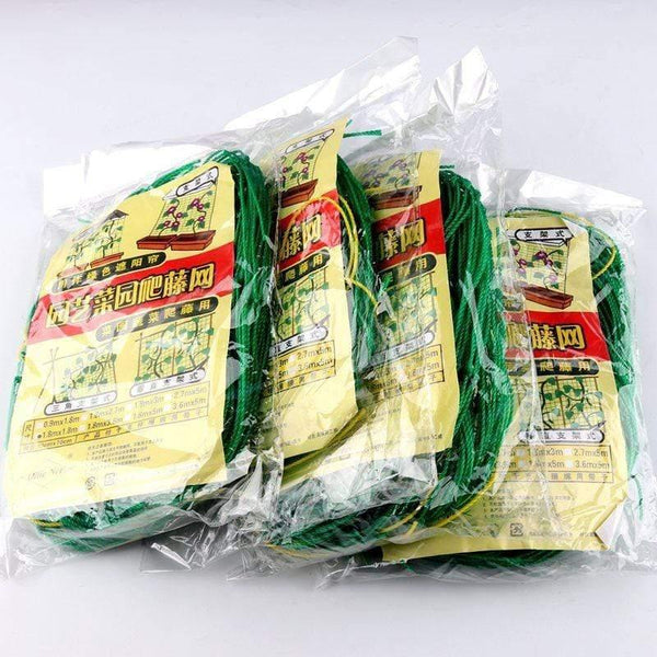 Planet Gates 200367154 1pcs Hi-quality Nylon Garden Netting Loofah Morning Glory  Flowers Vine Plants Climbing Net Cucumber Vine Grow Holder Brackets