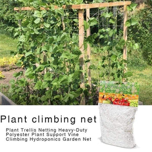 Planet Gates 200367154 Plant Climbing Net Mesh Loofah Netting For Morning Glory Vine Flowers Garden Plants Climbing Net Cucumber Vine Grow Holder