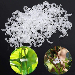 Planet Gates 200367155 50/100pcs Reusable Plastic Plant Clips Supports Connects Protection Grafting Fixing Tool Gardening Supplies For Vegetable Tomato