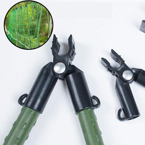 Planet Gates 200367155 5pcs Plant Support Awning Pillar Accessories A Clip Quickly Set Up Climbing Vine Bracket Plant Steel Pipe Bracket Garden Support