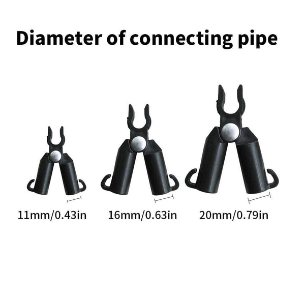 Planet Gates 200367155 5pcs Plant Support Awning Pillar Accessories A Clip Quickly Set Up Climbing Vine Bracket Plant Steel Pipe Bracket Garden Support