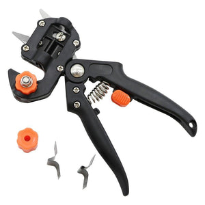 Planet Gates 200367155 Garden Tools Grafting Pruner Chopper Vaccination Cutting Tree Garden Shears Cutting Machine +2 Blade Pruning Pliers