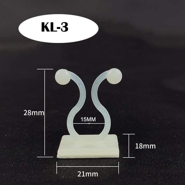 Planet Gates 200367155 medium-sized / 10PCS Plant Climbing Wall Self-Adhesive Fastener Tied Fixture Vine Buckle Hook Garden Plant Wall Climbing Vine Clips Fixed Buckle Hook