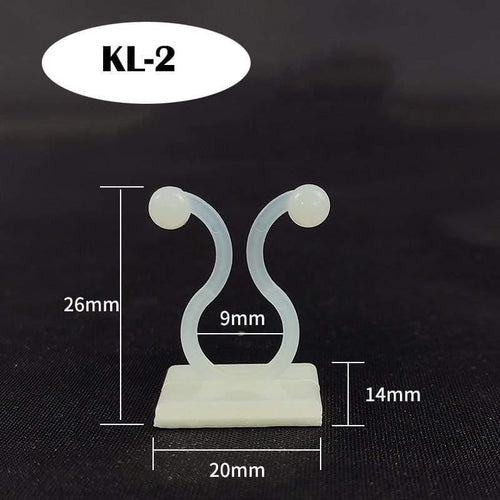 Planet Gates 200367155 small-sized / 10PCS Plant Climbing Wall Self-Adhesive Fastener Tied Fixture Vine Buckle Hook Garden Plant Wall Climbing Vine Clips Fixed Buckle Hook