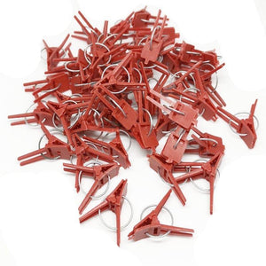 Planet Gates 200367155 Watermelon Garden Plant Support Round Mouth Cucumber Clips 50pcs Plastic Clips Melon Graft Clips Flat Mouth