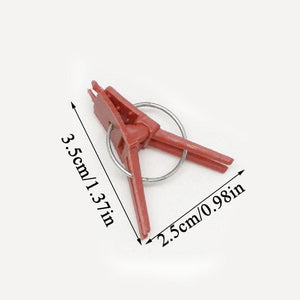 Planet Gates 200367155 Watermelon Garden Plant Support Round Mouth Cucumber Clips 50pcs Plastic Clips Melon Graft Clips Flat Mouth