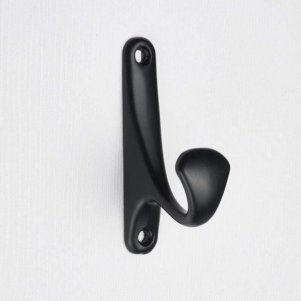Planet Gates 200376146 Black 5PCS Alloy Bathroom Towel Wall Hook Kitchen Bedroom Clothes Hanger Key Hat Bag Hanger Racks Holder Wall Mounted Clothes Hook